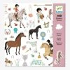 160 Stickers Chevaux DJECO Multicolore - Djeco