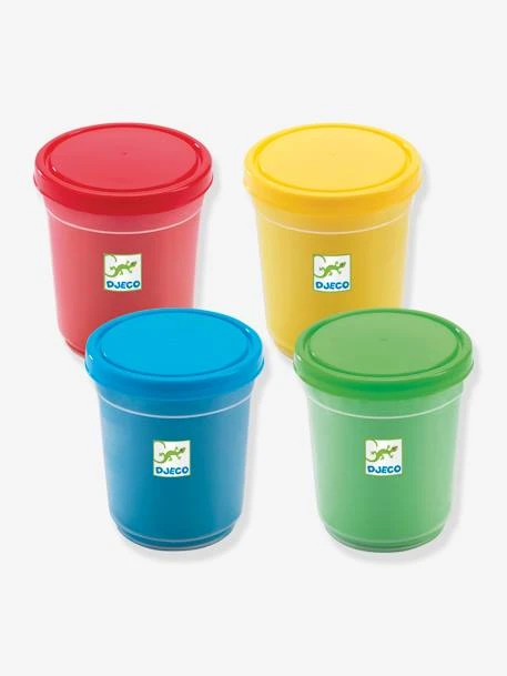 4 Pots De Pâte à Modeler Classique DJECO Bleu - Djeco – Image 2