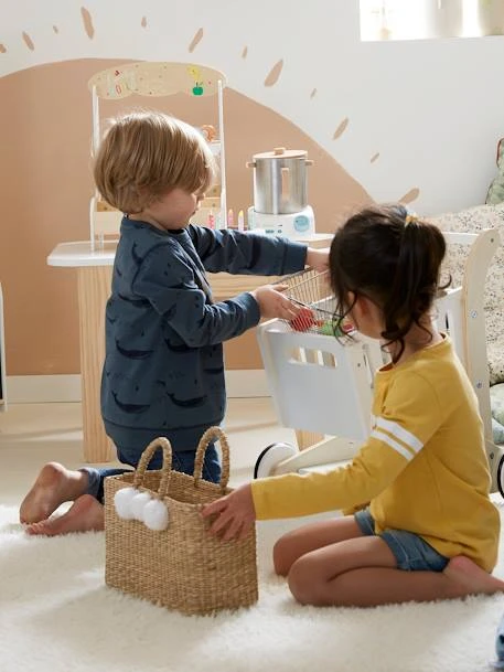 Cabas De Course En Herbier Beige - Vertbaudet – Image 3