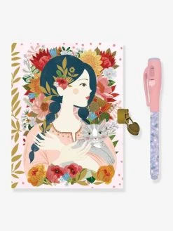 Carnet Secret + Feutre Magique Oana DJECO Rose - Djeco