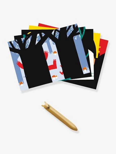 Cartes à Gratter Animaux à Découvrir DJECO Vert - Djeco – Image 3