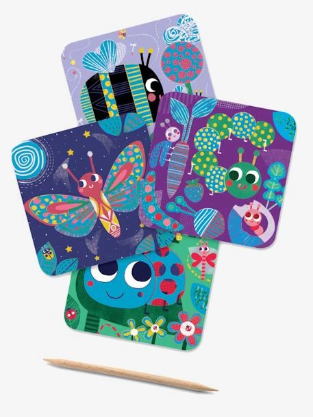 Cartes à Gratter «Toutes Petites Bêtes» DJECO Multicolore - Djeco – Image 3