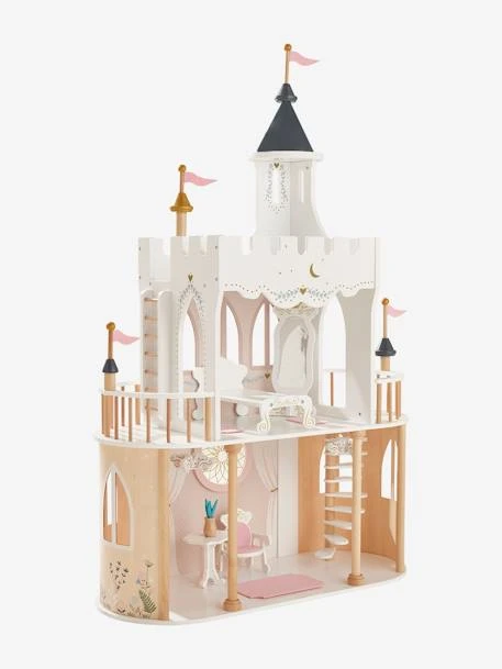 Château De Princesse Pour Poupées Mannequins En Bois FSC® Blanc - Vertbaudet – Image 3