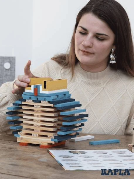 Coffret Chouette 120 Planchettes - KAPLA® Beige - Kapla – Image 2