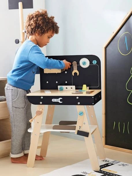 Etabli De Bricolage En Bois FSC® Beige - Vertbaudet – Image 2