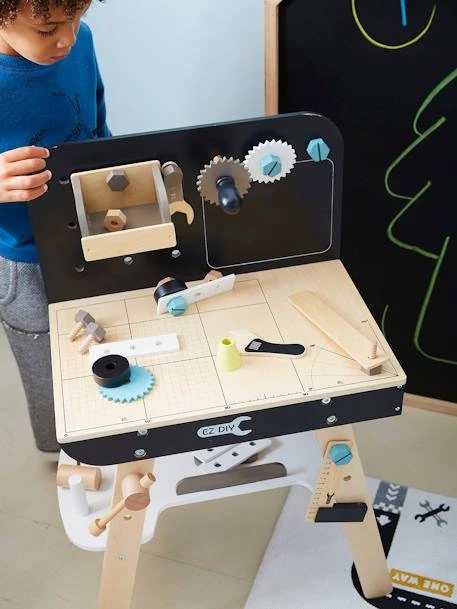 Etabli De Bricolage En Bois FSC® Beige - Vertbaudet – Image 3