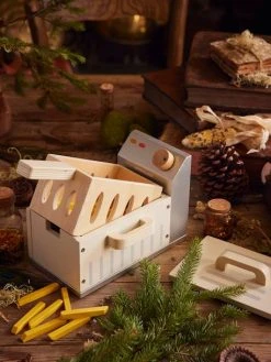 Friteuse En Bois FSC® Beige - Vertbaudet