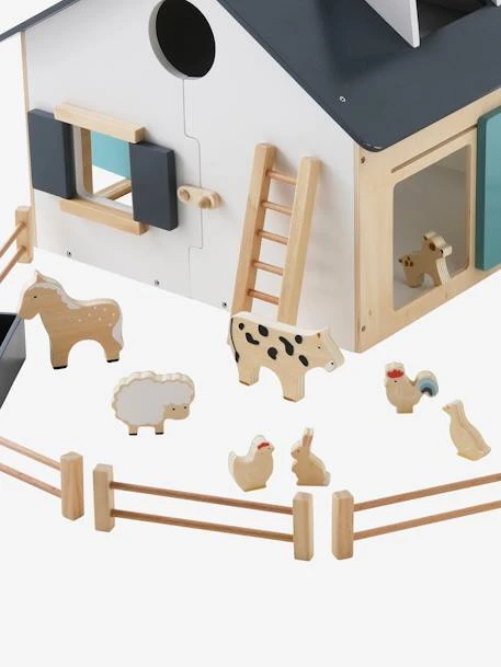 Grande Ferme En Bois FSC® Multicolore - Vertbaudet – Image 2