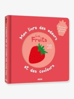Imagier Mon Livre Des Odeurs Et Des Couleurs - Les Fruits AUZOU Rose - Auzou