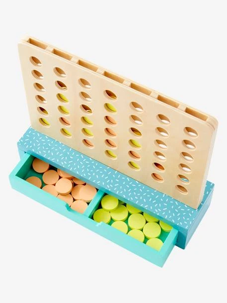 Jeu 4 En Ligne ! En Bois FSC® Multicolore - Vertbaudet – Image 2