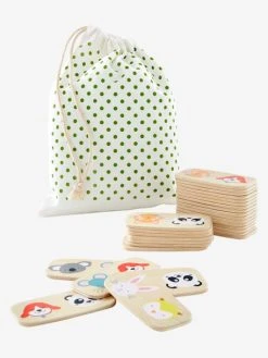 Jeu De Dominos En Bois FSC® Multicolore - Vertbaudet