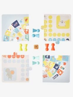 Jeu De L'oie Et Petits Chevaux FSC® Multicolore - Vertbaudet