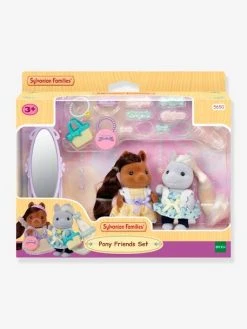Les Amies Poney Et Leur Kit De Coiffure - SYLVANIAN FAMILIES Blanc - Sylvanian