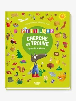 Livre D'activités Cherche Et Trouve P'tit Loup - Vive La Nature ! - AUZOU Blanc - Auzou