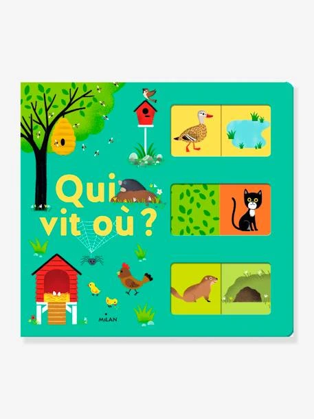 Livre Devine - Qui Vit Où ? - ÉDITIONS MILAN Blanc - Hachette