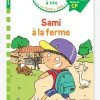 Livre éducatif J’apprends à Lire Avec Sami Et Julie - Sami à La Ferme, Niveau 2 HACHETTE EDUCATION Blanc - Hachette