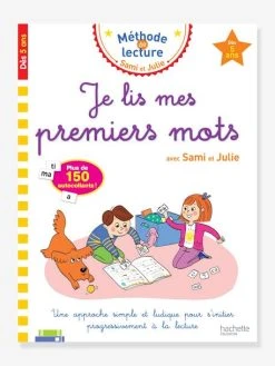 Livre éducatif Je Lis Mes Premiers Mots Avec Sami Et Julie HACHETTE EDUCATION Blanc - Hachette