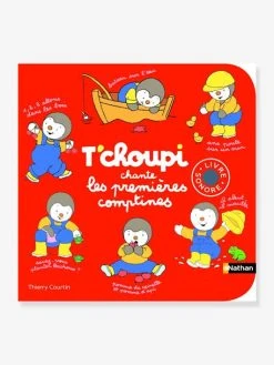 Livre Musical T’choupi Chante Les Premières Comptines NATHAN Rouge - Nathan