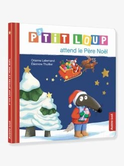 Livre P'tit Loup Attend Le Père Noël - AUZOU Blanc - Auzou