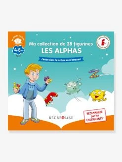 Ma Collection De 28 Figurines Les Alphas - RÉCRÉALIRE Bleu Et Orange - Recrealire