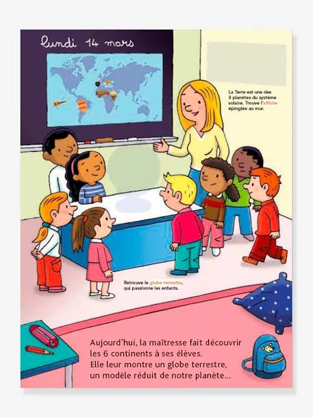 Mes Docs à Coller - Mon Premier Petit Atlas - ÉDITIONS MILAN Blanc - Hachette – Image 2