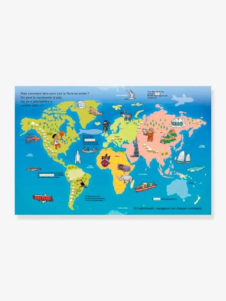 Mes Docs à Coller - Mon Premier Petit Atlas - ÉDITIONS MILAN Blanc - Hachette – Image 3