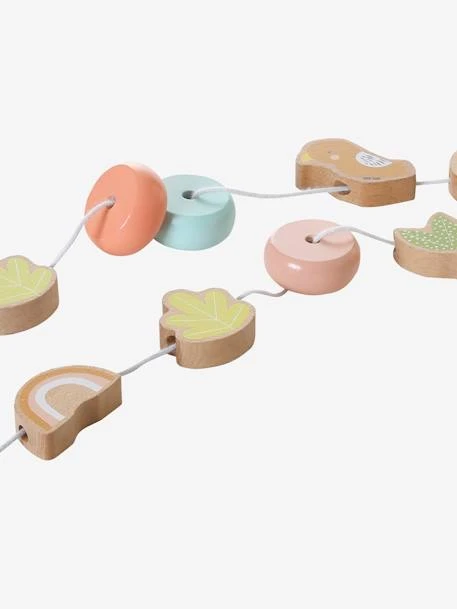 Mes Premières Perles à Enfiler En Bois FSC® Multicolore - Vertbaudet – Image 5