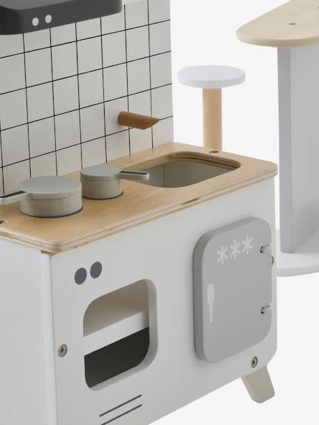 Mobilier De Cuisine Pour Poupée Mannequin En Bois FSC® Blanc - Vertbaudet – Image 5