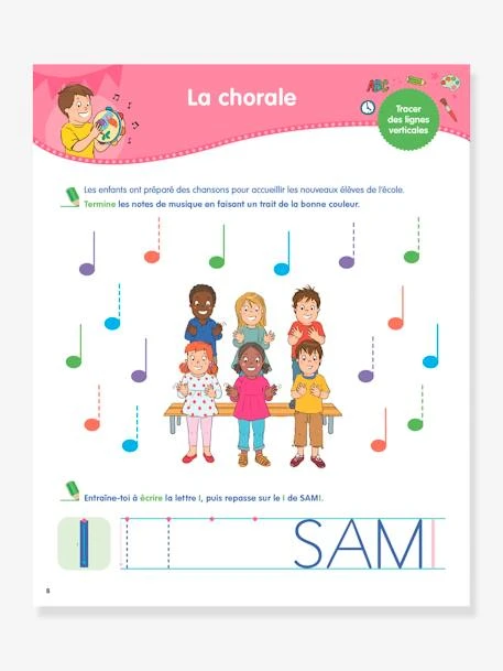 Mon Année De Moyenne Section Avec Sami Et Julie 4-5 Ans - HACHETTE ÉDUCATION Blanc - Hachette – Image 4