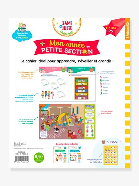 Mon Année De Petite Section Avec Sami Et Julie 3-4 Ans - HACHETTE ÉDUCATION Blanc - Hachette – Image 2