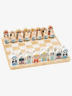 Mon Premier Jeu D'échecs En Bois FSC® Multicolore - Vertbaudet