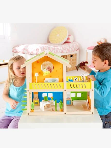 Petite Maison Joyeuse En Bois HAPE Multicolore - Hape – Image 2