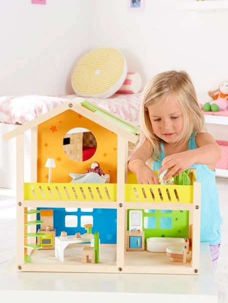 Petite Maison Joyeuse En Bois HAPE Multicolore - Hape – Image 3