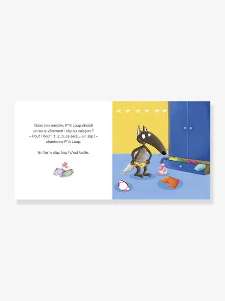 P’TIT LOUP S’habille Tout Seul AUZOU Jaune - Auzou – Image 2