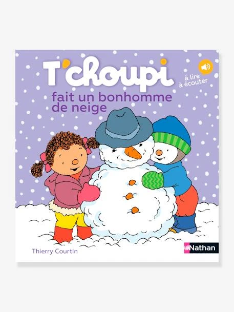 T'choupi Fait Un Bonhomme De Neige NATHAN Gris - Nathan